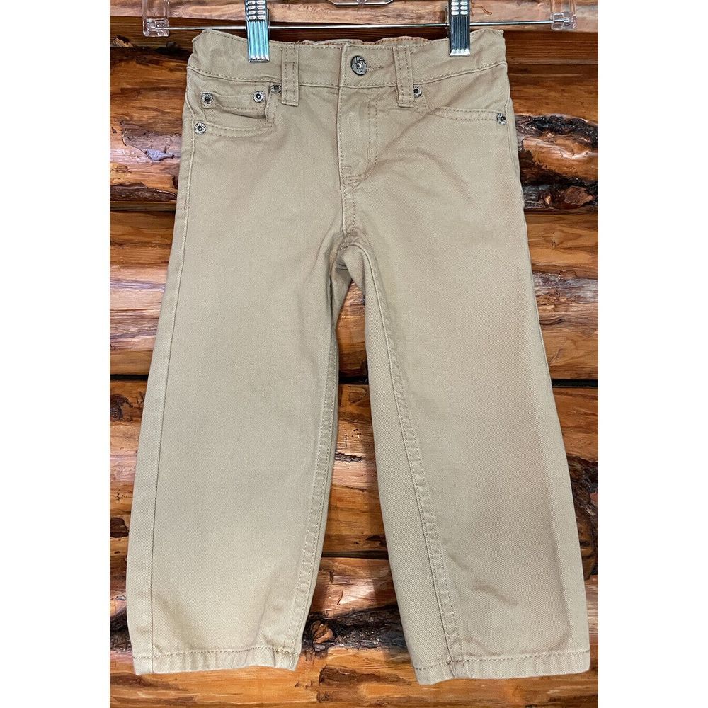 Lee Khaki Straight‎ Leg Jeans Size 2T